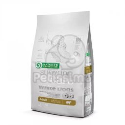 Nature's Protection Superior Care White Dogs Adult Small & Mini száraz kutyatáp - bárány 1,5 kg