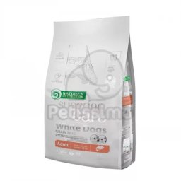 Nature's Protection Superior Care White Dogs Adult Small & Mini száraz kutyatáp - lazac 1,5 kg