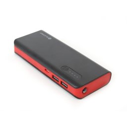 PLATINET Power Bank hordozható töltő 8000mAh + micro USB Kábel + zseblámpa fekete/piros PN: PMPB80BR