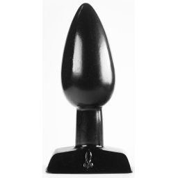 Zizi Nut - prmium anl plug, 10 x 4 cm, fekete