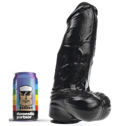 Dildo DP93B Panzer XL - prmium fekete dild 21 x 9 cm