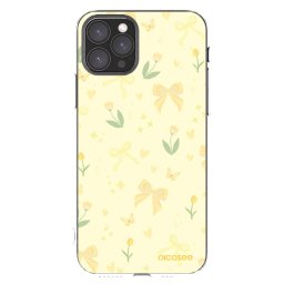 Átlátszó szilikon tok az alábbi mobiltelefonokra Apple iPhone 11 Pro - Honey Blossom