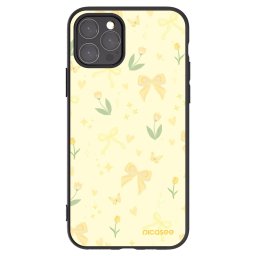 Fekete szilikon tok az alábbi mobiltelefonokra Apple iPhone 11 Pro - Honey Blossom