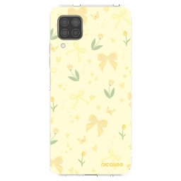 Átlátszó szilikon tok az alábbi mobiltelefonokra Huawei P40 Lite - Honey Blossom