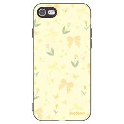 Fekete szilikon tok az alábbi mobiltelefonokra Apple iPhone SE 2020 - Honey Blossom