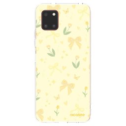 Átlátszó szilikon tok az alábbi mobiltelefonokra Samsung Galaxy Note 10 Lite N770F - Honey Blossom