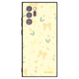 Fekete szilikon tok az alábbi mobiltelefonokra Samsung Galaxy Note 20 Ultra - Honey Blossom