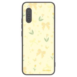 Fekete szilikon tok az alábbi mobiltelefonokra Sony Xperia 10 II - Honey Blossom