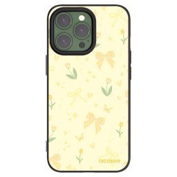 Fekete szilikon tok az alábbi mobiltelefonokra Apple iPhone 13 Pro - Honey Blossom