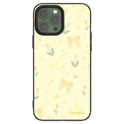 Fekete szilikon tok az alábbi mobiltelefonokra Apple iPhone 13 Pro Max - Honey Blossom