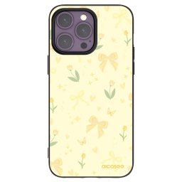 Fekete szilikon tok az alábbi mobiltelefonokra Apple iPhone 14 Pro Max - Honey Blossom