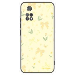 Fekete szilikon tok az alábbi mobiltelefonokra Xiaomi Poco M4 Pro - Honey Blossom