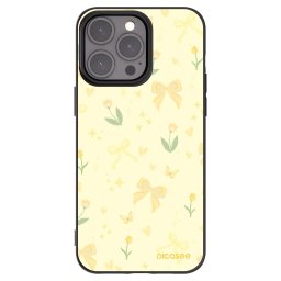 Fekete szilikon tok az alábbi mobiltelefonokra Apple iPhone 15 Pro Max - Honey Blossom