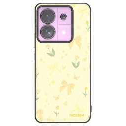 Fekete szilikon tok az alábbi mobiltelefonokra Xiaomi Redmi Note 13 Pro 5G - Honey Blossom