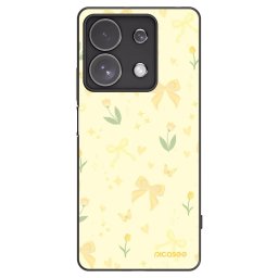 Fekete szilikon tok az alábbi mobiltelefonokra Xiaomi Redmi Note 13 Pro 4G - Honey Blossom