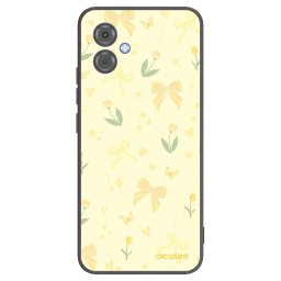 Fekete szilikon tok az alábbi mobiltelefonokra Motorola Moto G14 - Honey Blossom