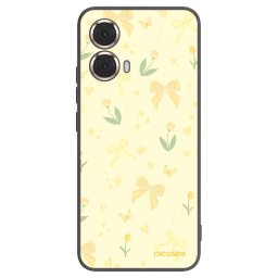 Fekete szilikon tok az alábbi mobiltelefonokra Motorola Moto G85 - Honey Blossom