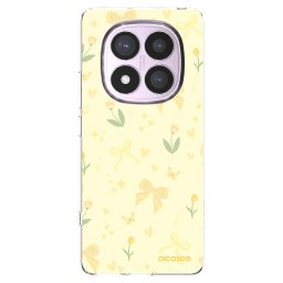 Átlátszó szilikon tok az alábbi mobiltelefonokra Xiaomi Redmi Note 14 Pro 5G - Honey Blossom