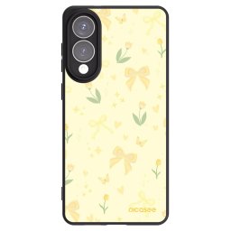 Fekete szilikon tok az alábbi mobiltelefonokra Samsung Galaxy S25 Edge 5G - Honey Blossom