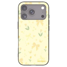 Fekete szilikon tok az alábbi mobiltelefonokra Apple iPhone 17 Pro - Honey Blossom