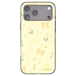 Fekete szilikon tok az alábbi mobiltelefonokra Apple iPhone 17 Pro Max - Honey Blossom