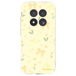 Átlátszó szilikon tok az alábbi mobiltelefonokra Xiaomi Redmi Note 15 Pro 4G - Honey Blossom