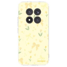 Átlátszó szilikon tok az alábbi mobiltelefonokra Xiaomi Redmi Note 15 Pro+ - Honey Blossom