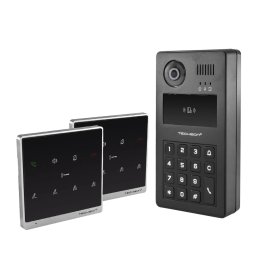Techson TCTIS400_2db+TCTDS202BN Többlakásos Video IP kaputelefon szett