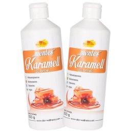 M-gel “Mentes” Karamell ízű öntet édesítőszerrel DUO 2X500 g