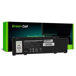 Zöld cellás akkumulátor 266J9 0M4GWP Dell G3 15 3500 3590 G5 5500 5505 Inspiron 14 5490 G5 5500 5505 Inspiron 14 5490 számára
