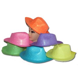 Neon, glitteres úri kalap