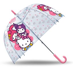 Hello Kitty Friends gyerek átlátszó esernyő ?70 cm