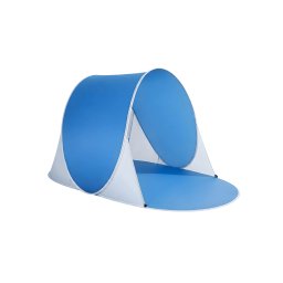 Összehajtogatható strandsátor SUNSHADE 190x120 cm, kék/fehér