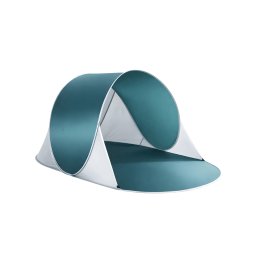 Összehajtható strand sátor SUNSHADE 190x120 cm, sötétkék/fehér