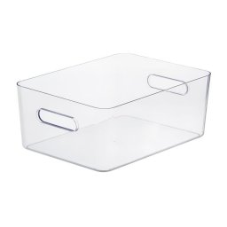 SMARTSTORE Műanyag tárolódoboz, 15,4 liter, SMARTSTORE "Compact Clear L", átlátszó