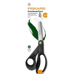 FISKARS Olló, általános, 25 cm, FISKARS "Functional Form Renew", fekete
