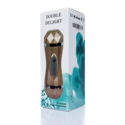 Double Delight maszturbtor USB csatlakozval 35 funkcival