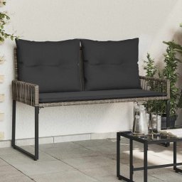 vidaXL Kerti pad 2 -Seater 4 db 110 x 59 x 82 cm polirattan