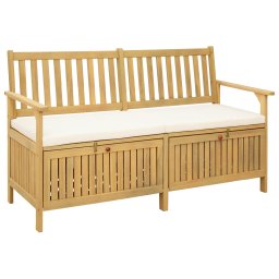 vidaXL Tárolópad 2 -Seater 148 x 63 x 84 cm Négyszögletes