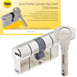 YALE 2100 Series biztonsági zárbetét 45/50