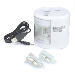 Elektromos élező Rapesco PS12 2 lyukú fehér USB kábel