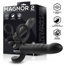 Intoyou Magnor - Vibrátor péniszgyűrűs rögzítéssel, herestimulációval