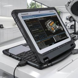 6-az-1-ben Rugged Panasonic Toughbook CF-20 m5-6Y57/8GB/256GB NVMe SSD/FHD/Touch/10,1"/4G/GPS/Toll/szétválasztható/dual kamera/vaku/bluetooth/wifi