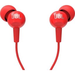 JBL C100SI Vezetékes Jack 3,5mm headset / fülhallgató, piros