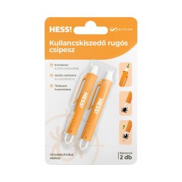 Elysium HESS! Kullancskiszedő rugós csipesz narancssárga 2x