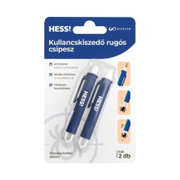Elysium HESS! Kullancskiszedő rugós csipesz kék 2x