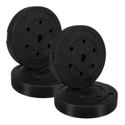 Trizand 4x5 kg súlytárcsa szett, 20 kg összsúly, 26 mm furat otthoni edzéshez