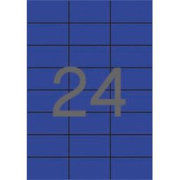 APLI Etikett, 70x37 mm, színes, APLI, kék, 480 etikett/csomag