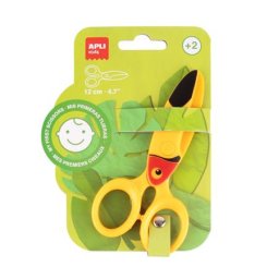 APLI Olló, óvodai, 12 cm, APLI Kids, tukán