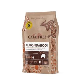 CAFE FREI Kávé, pörkölt, szemes, 1000 g, CAFE FREI "Almondaroo" mandulás